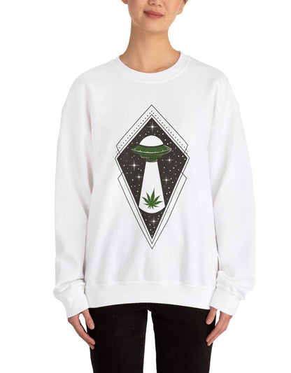 Marijuana abduction unisex sweatshirt